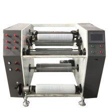 Plastic PE Stretch Film Slitter Slitter Rewinder Machine de tranche